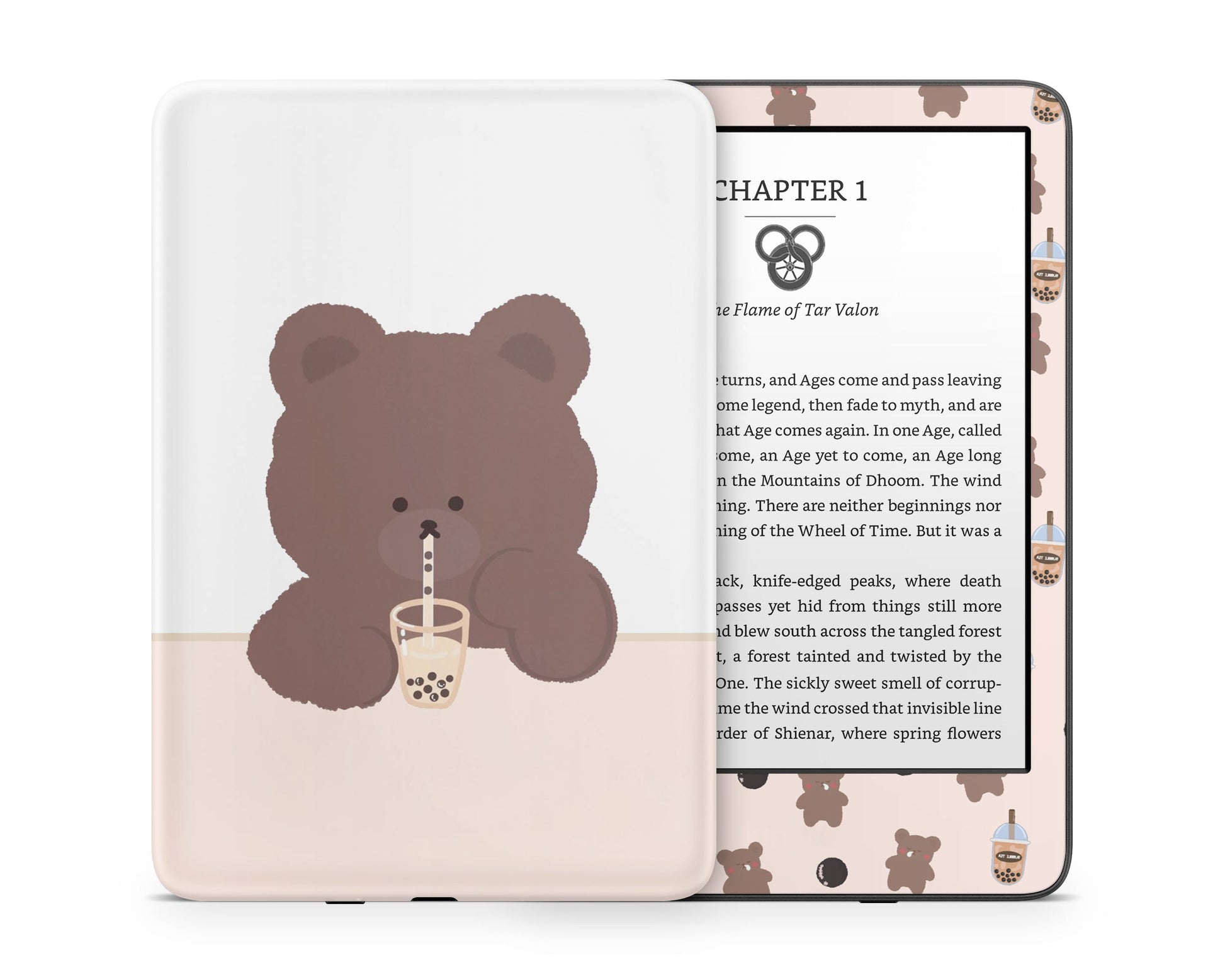 Lux Skins Kindle Boba Bear Kindle Gen 11 Skins - Art Animals Skin