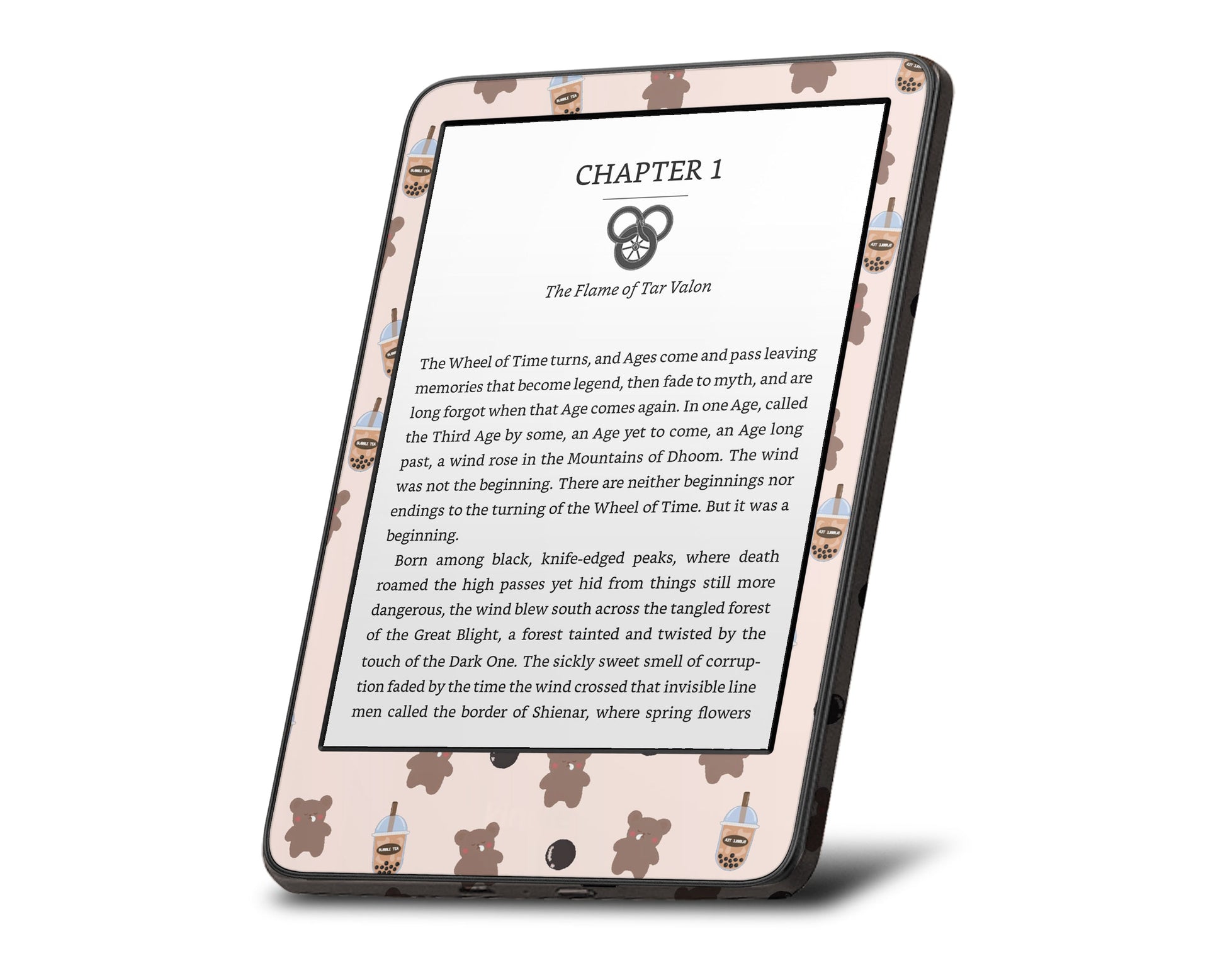 Lux Skins Kindle Boba Bear Kindle Gen 8 Skins - Art Animals Skin