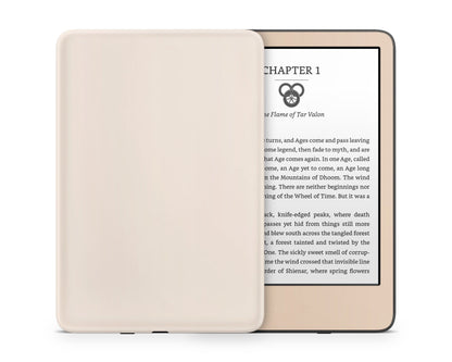 Lux Skins Kindle Creme Caramel Kindle Gen 11 Skins - Solid Colours Colour Blocking Skin