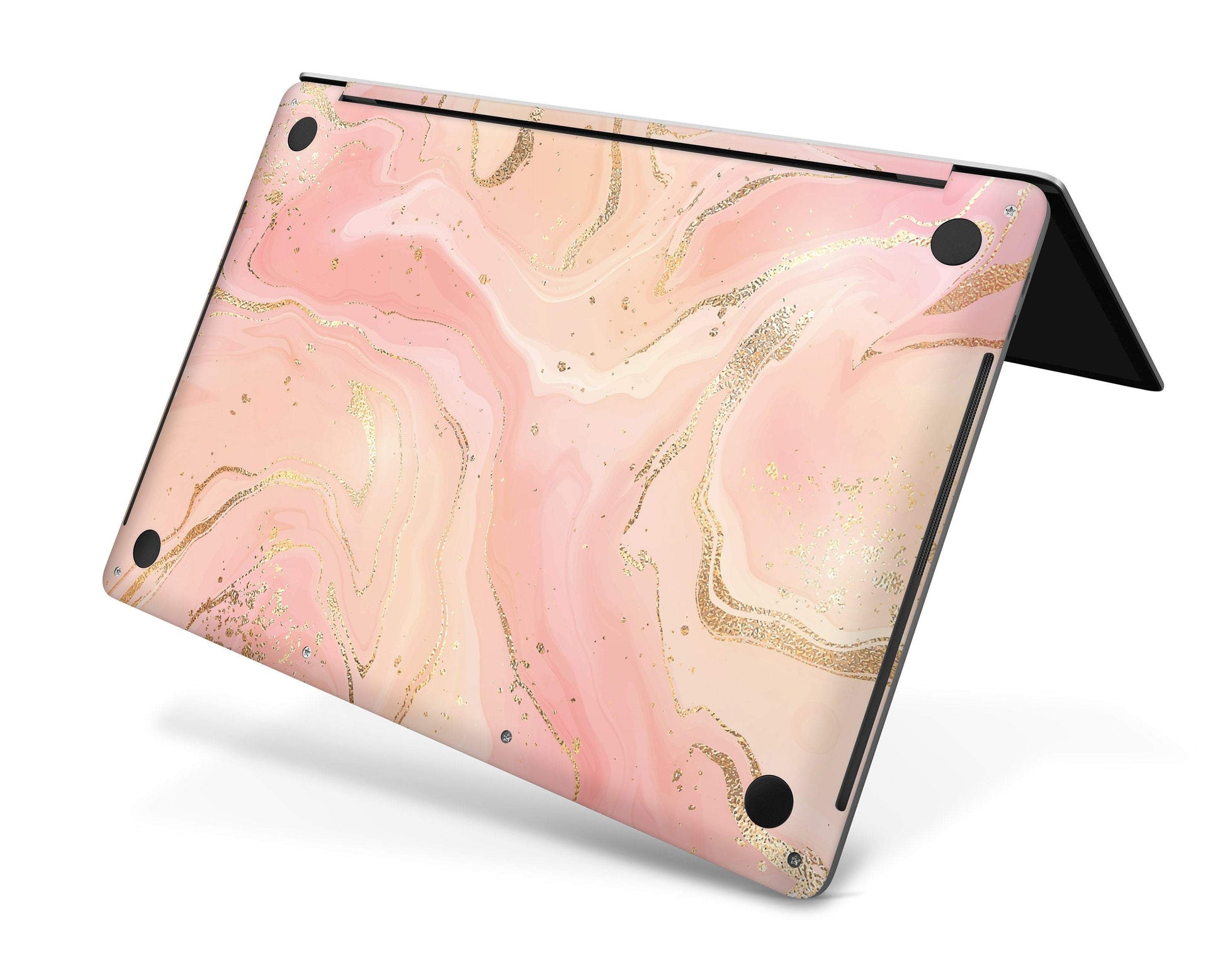 Lux Skins MacBook Ethereal Peach Rose Gold Pink Marble Pro 13" M1 (A2338) Skins - Pattern Marble Skin