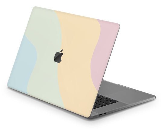 Lux Skins MacBook Retro Waves Pro 16" (A2141) Skins - Solid Colours Colour Blocking Skin