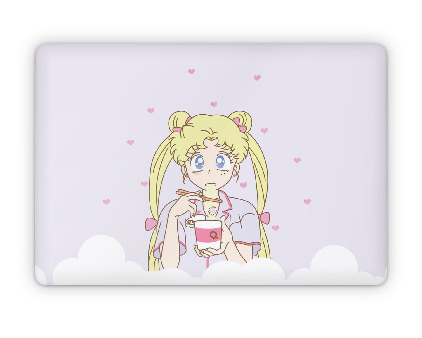 Lux Skins MacBook Sailor Moon Ramen Pastel Purple Pro 15" (A1707/1990) Skins - Pop culture Sailor Moon Skin