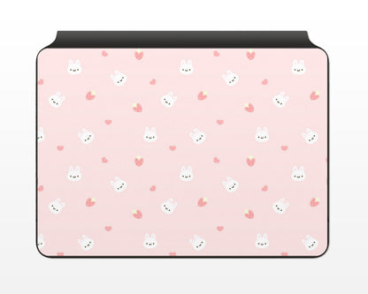 Lux Skins Magic Keyboard Cute Bunny Rabbit Strawberry iPad Air Skins - Art Animals Skin