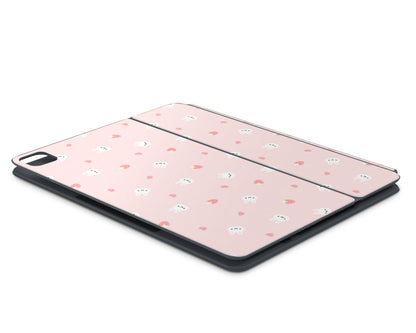 Lux Skins Magic Keyboard Cute Bunny Rabbit Strawberry iPad Pro 11" Skins - Art Animals Skin