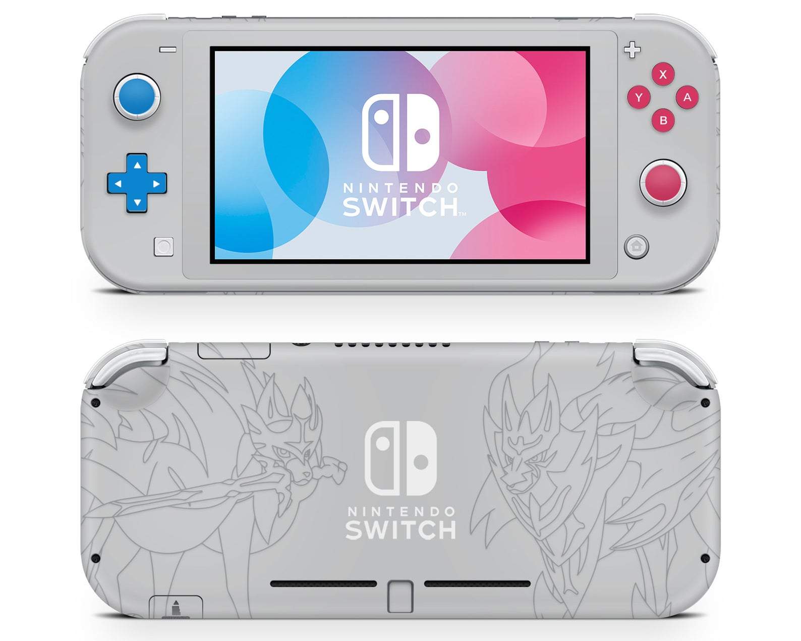 Lux Skins Nintendo Switch Lite Pokemon Zacian & Zamazenta Full Skins - Pop culture Pokemon Skin