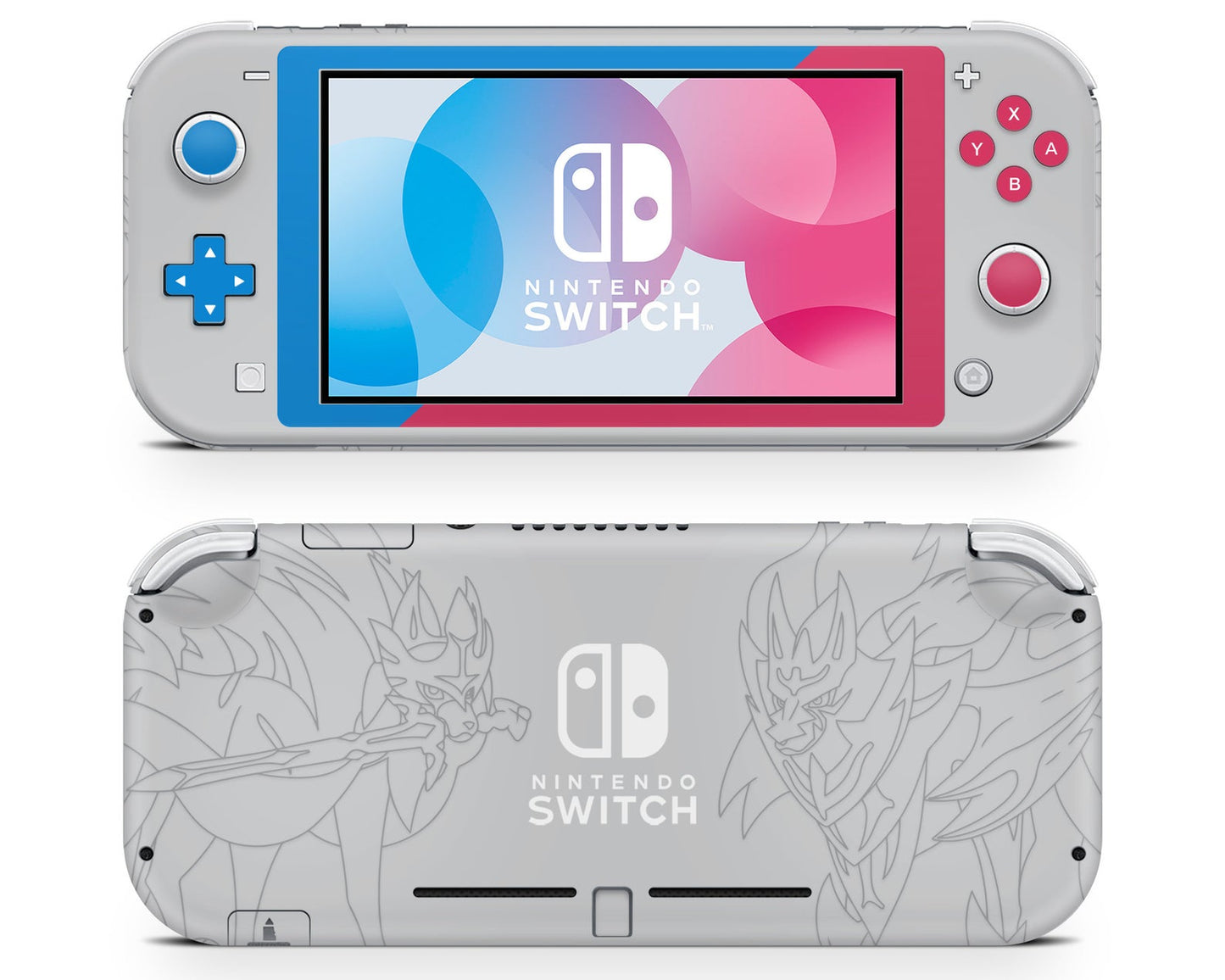 Pokemon Zacian & Zamazenta Nintendo Switch Lite Skin