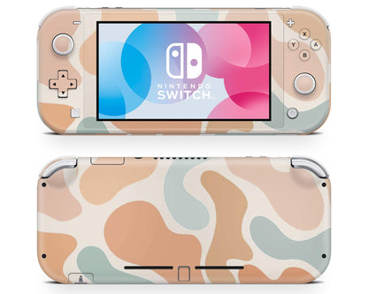 Lux Skins Nintendo Switch Lite Boho Neutral Cow Print Classic no logo Skins - Art Animals Skin