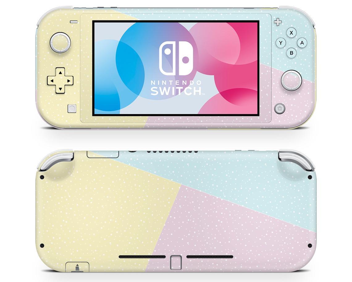 Lux Skins Nintendo Switch Lite Retro Colorwave Dots Classic no logo Skins - Solid Colours Colour Blocking Skin