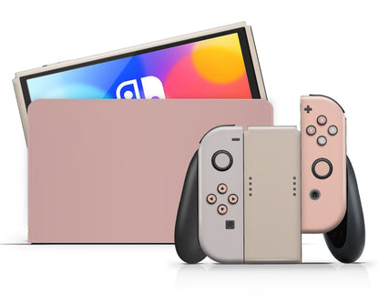 Ceramic Rose Pastels Nintendo Switch OLED Skin