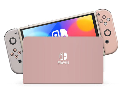 Ceramic Rose Pastels Nintendo Switch OLED Skin