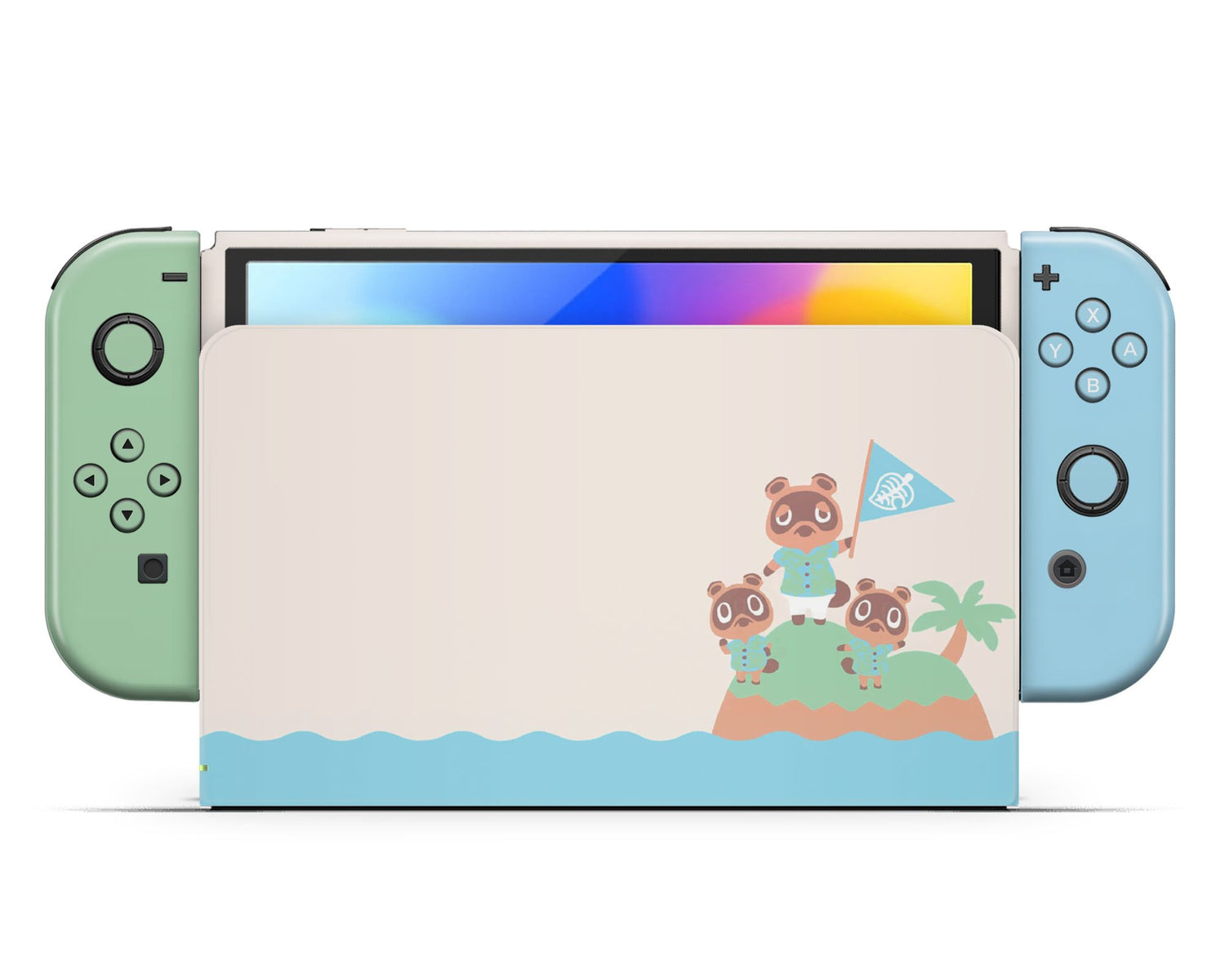Animal Crossing New Horizons Nintendo Lux Skins OLED Skin Switch – Official