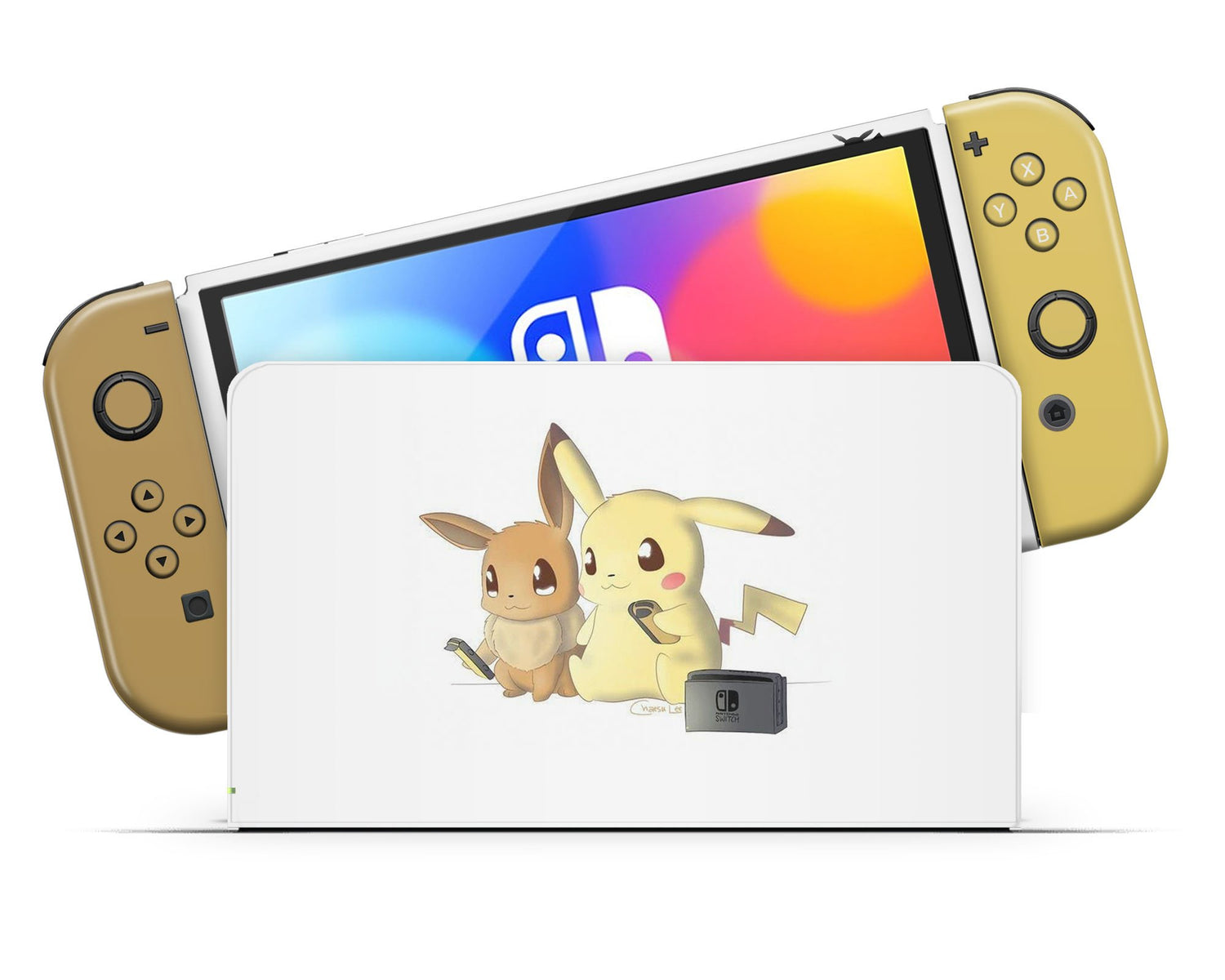 Xbox Series S Slim Console Controllers Skins Sticker Decal Cute Pikachu  Pokemon 