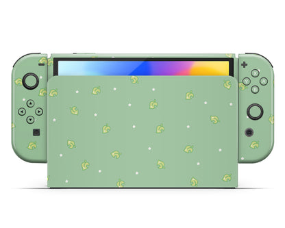 Animal Crossing Leaf Nintendo Switch Skin
