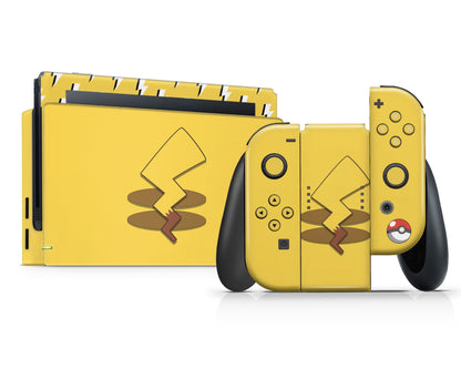 Lux Skins Nintendo Switch Pokemon Pikachu Tail Full Set Skins - Pop culture Pokemon Skin