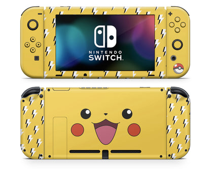 Lux Skins Nintendo Switch Pokemon Pikachu Tail Full Set Skins - Pop culture Pokemon Skin