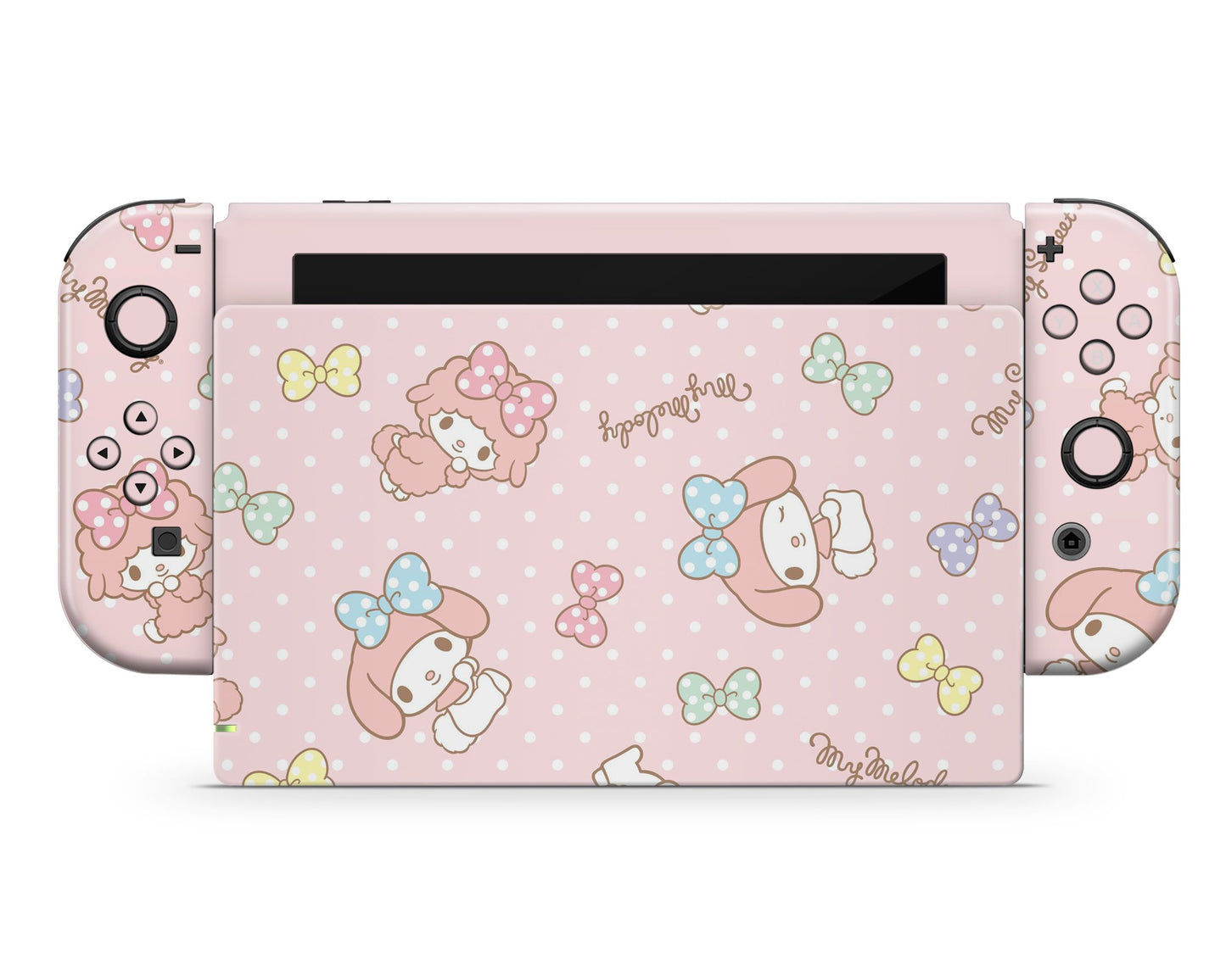 Lux Skins Nintendo Switch My Melody Pink Classic no logo Skins - Pop culture Sanrio Skin