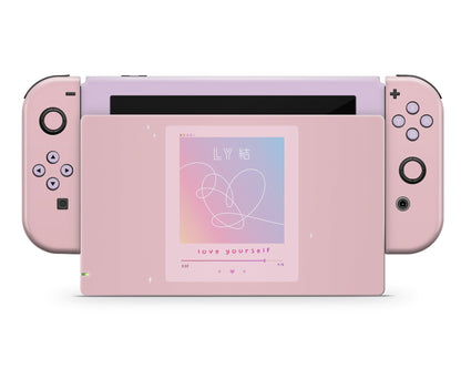 Lux Skins Nintendo Switch BTS Love Yourself Full Set Skins - Pop culture BTS Skin