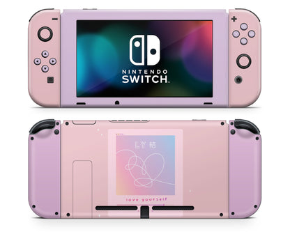 Lux Skins Nintendo Switch BTS Love Yourself Full Set Skins - Pop culture BTS Skin