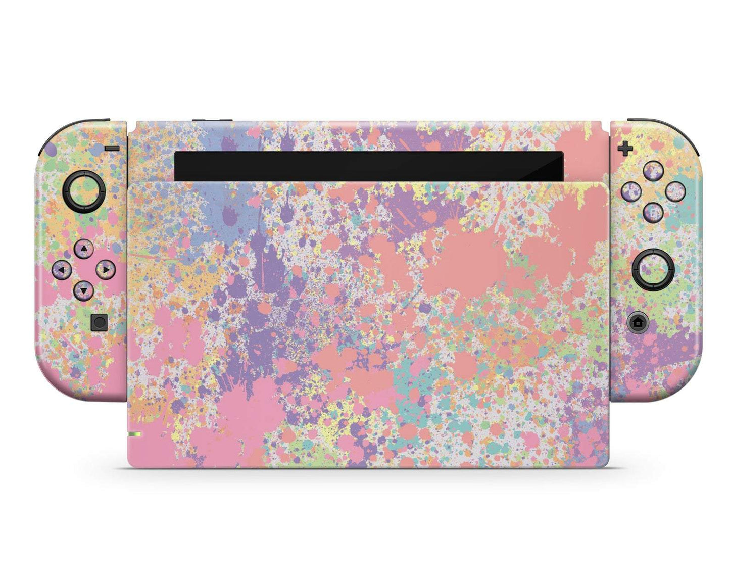 Lux Skins Nintendo Switch Paint Splatter Art Classic no logo Skins - Art Artwork Skin