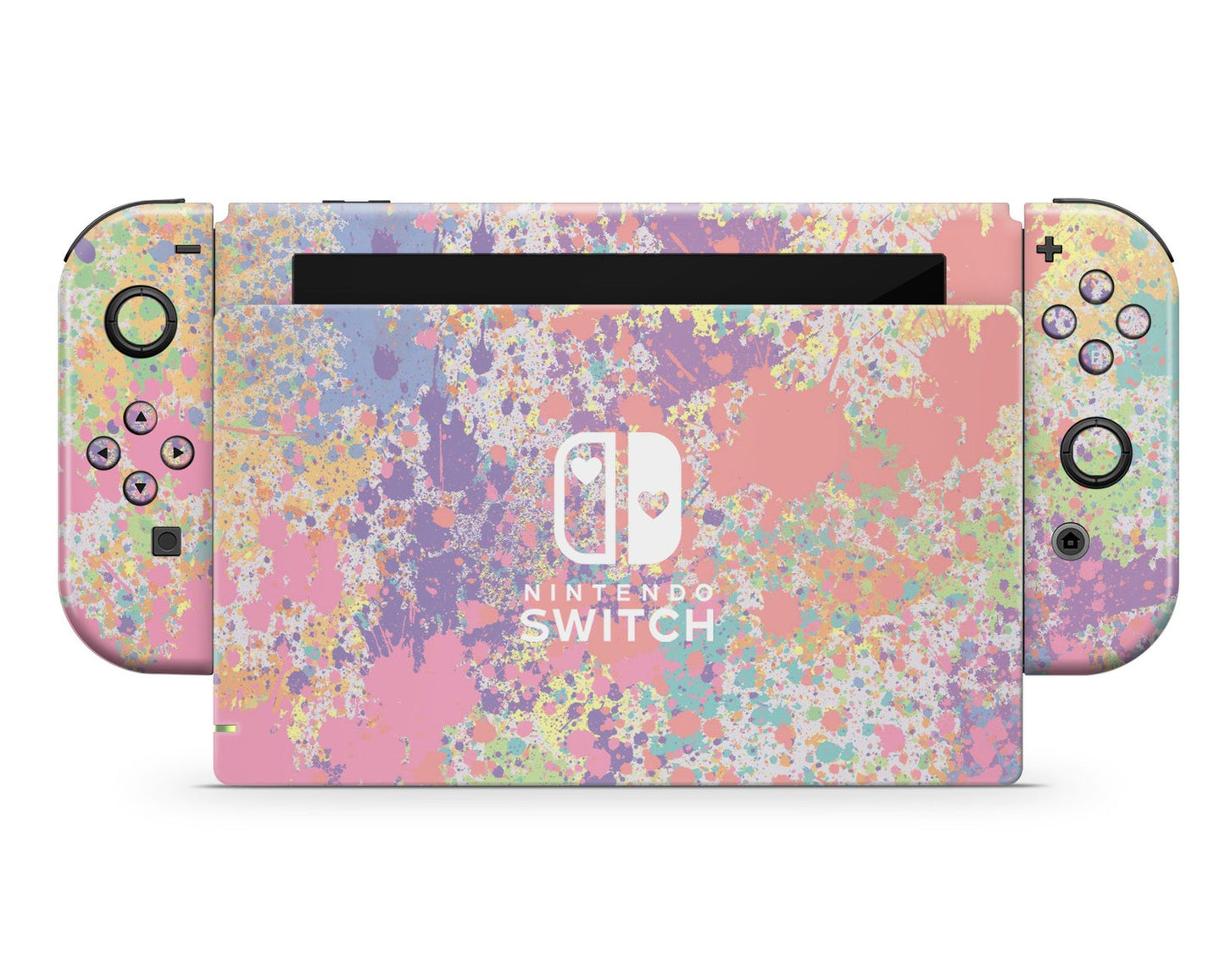 Paint Splatter Art Nintendo Switch Skin