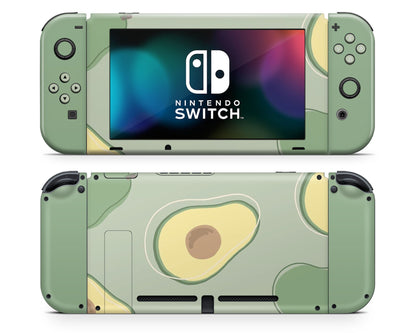 Lux Skins Nintendo Switch Avocado Time Full Set Skins - Art Cute Skin