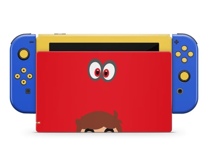 Lux Skins Nintendo Switch Super Mario Odyssey Full Set Skins - Pop culture Mario Skin