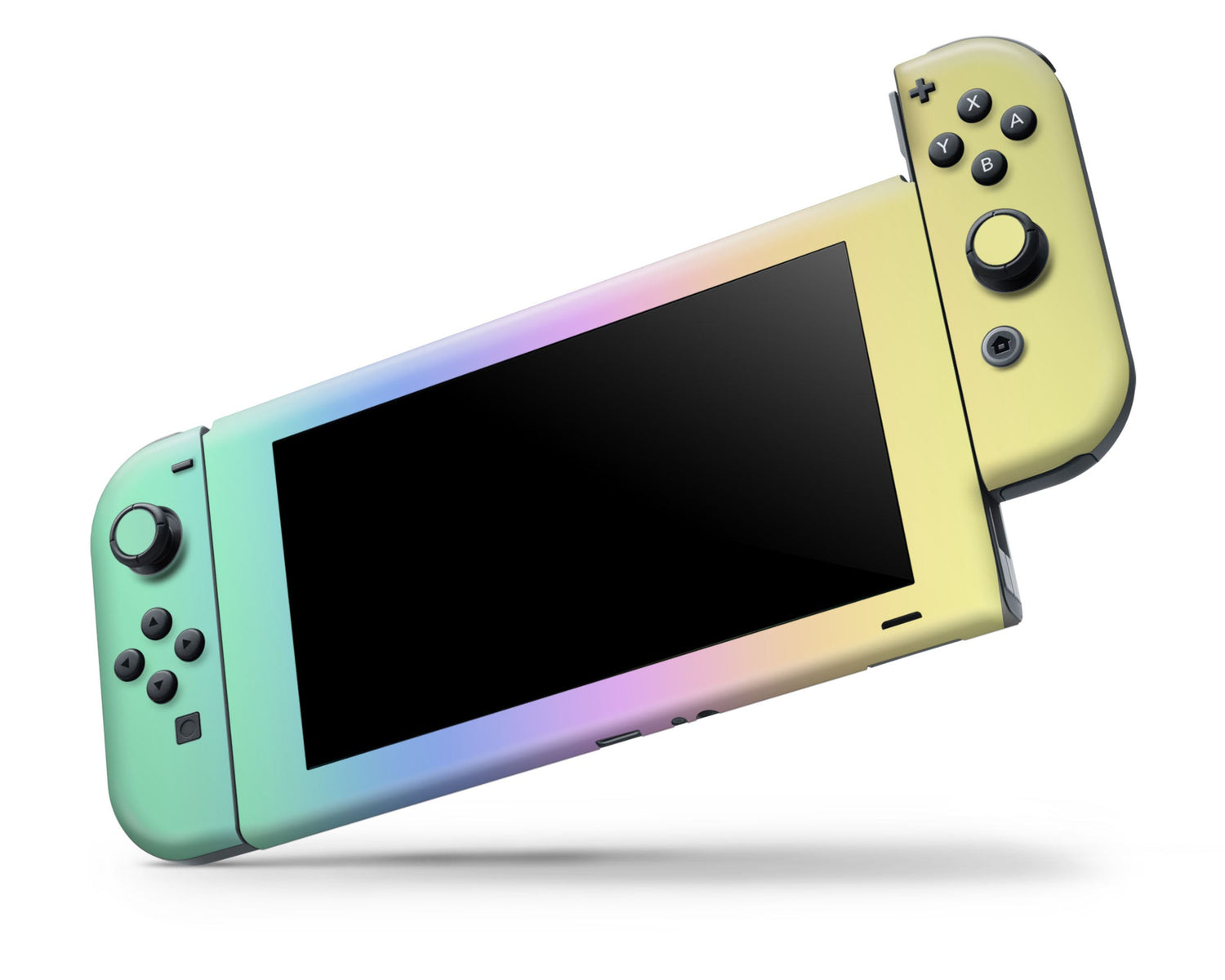 Nintendo Switch Lite Skin Wrap Premium Vinyl Rainbow Pastel Cover 