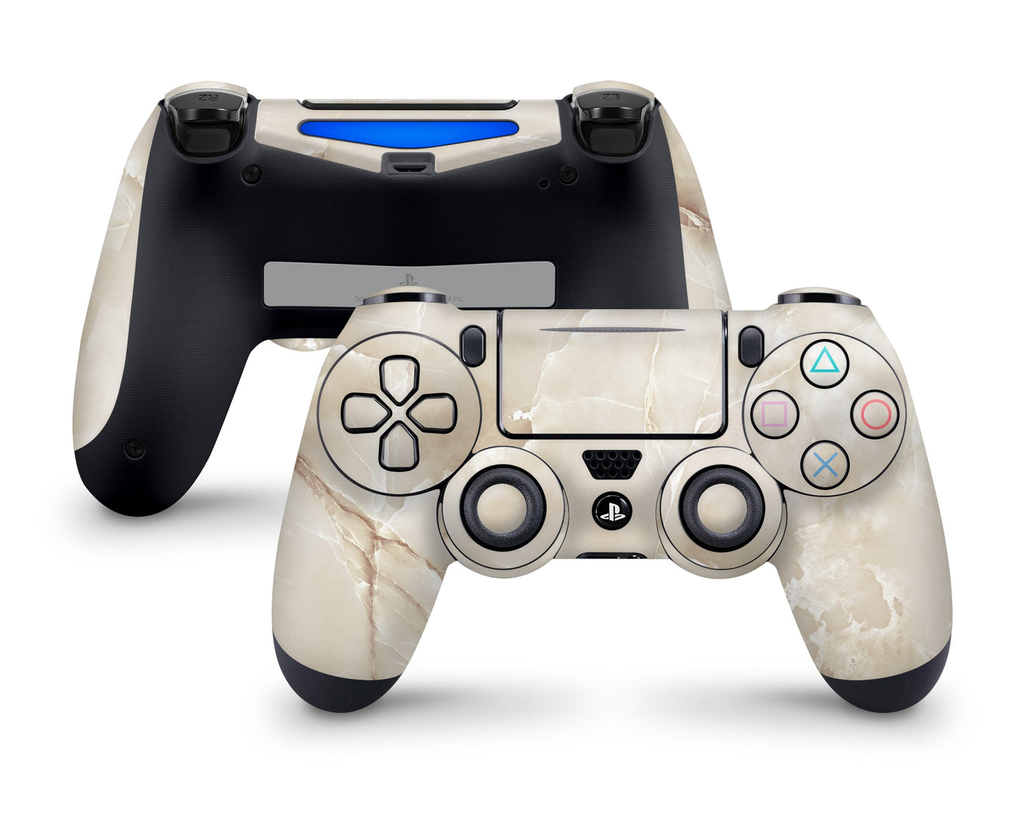 Lux Skins PS4 Controller Beige MarbleSkins - Pattern Marble Skin