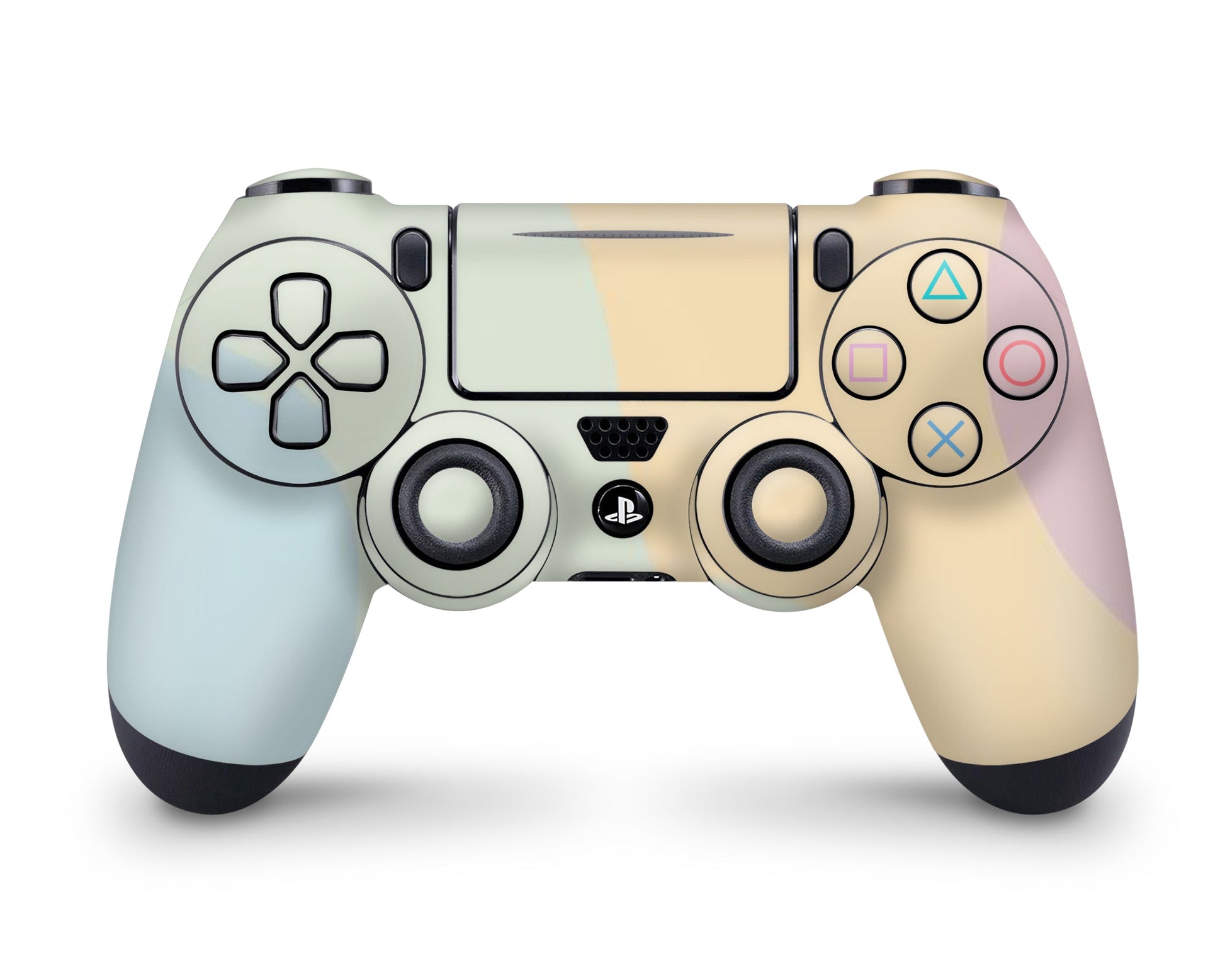 Lux Skins PS4 Controller Retro WavesSkins - Solid Colours Colour Blocking Skin