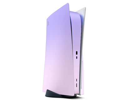Lux Skins PS5 Pastel Purple Pink Gradient PS5 Skins - Solid Colours Gradient Skin