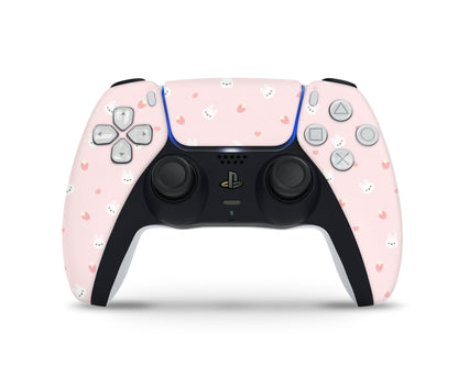 Lux Skins PS5 Pink Strawberry Rabbit PS5 Skins - Art Animals Skin