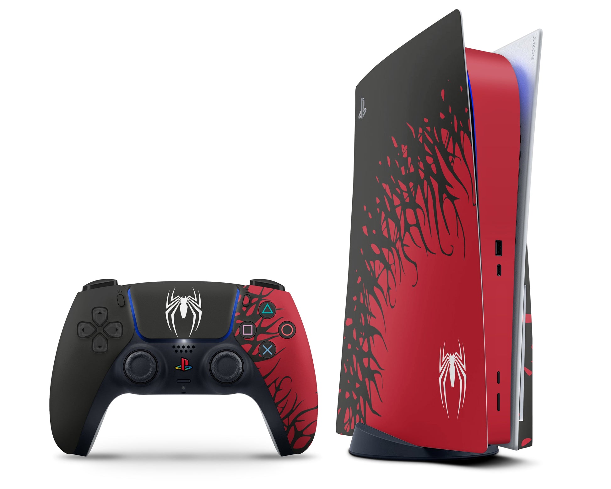 Lux Skins PS5 Spiderman 2 Limited Edition Inspired PS5 Skins - Pop culture Spiderman Skin