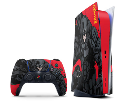 Lux Skins PS5 Batman Comics PS5 Skins - Pop culture Batman Skin