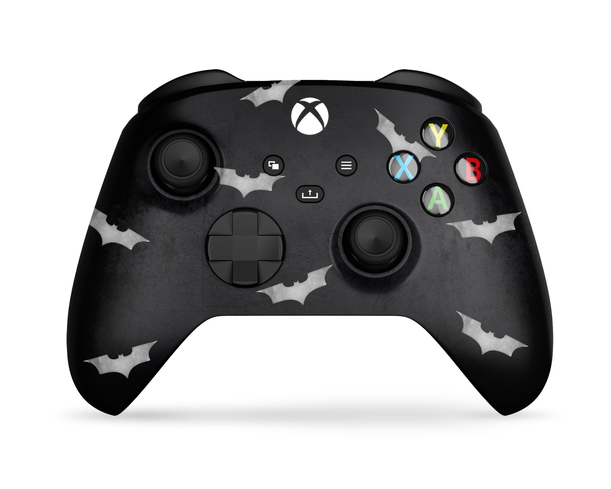 Lux Skins Xbox Series Controller Silver Batman SymbolSkins - Pop culture Comics Skin