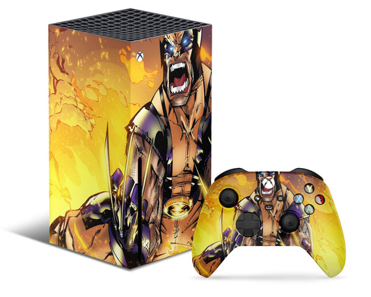 Lux Skins Xbox Series X Wolverine Claws Xbox Series X Skins - Pop culture Comics & S Skin