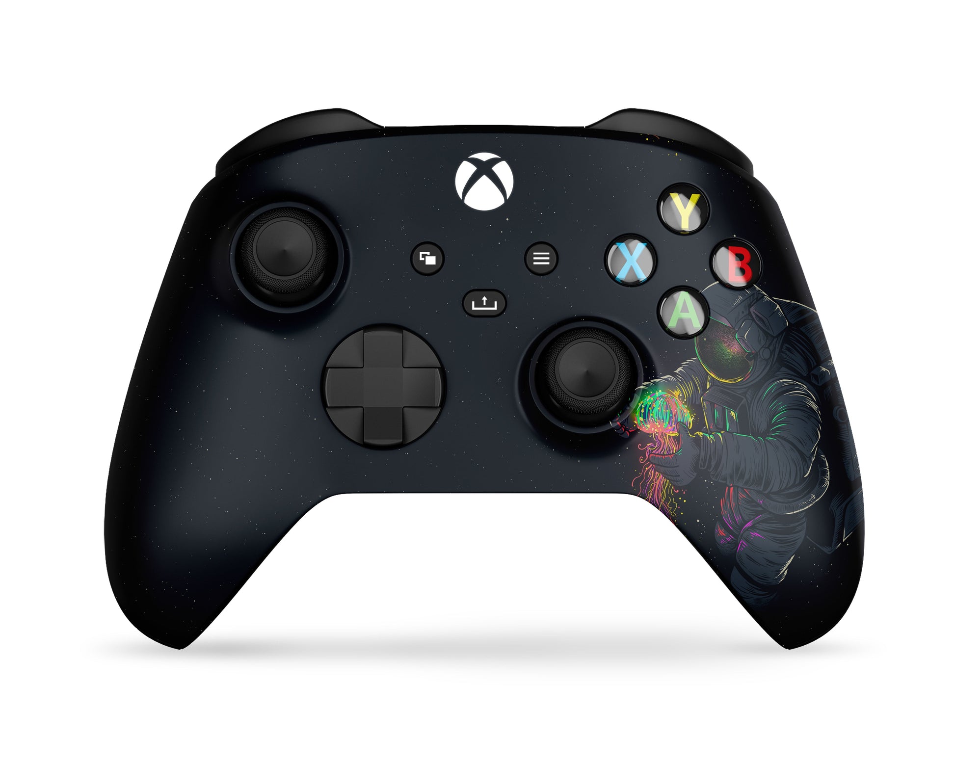 Lux Skins Xbox Series Controller Astronaut SpaceSkins - Pattern Galaxy Skin