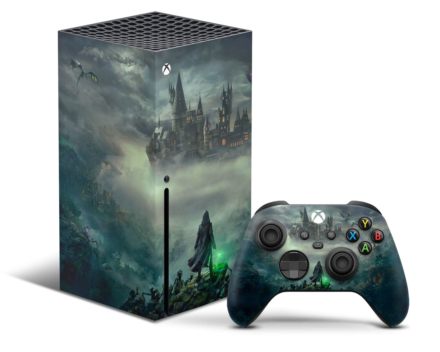Skinit Decal Gaming Skin Compatible with PS5 Bundle - Officially Licensed  Wizarding Worlds Hogwarts Legacy Character Art Design