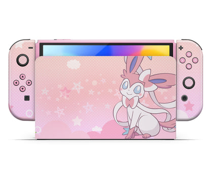 Pokemon Sylveon Nintendo Switch OLED Skin