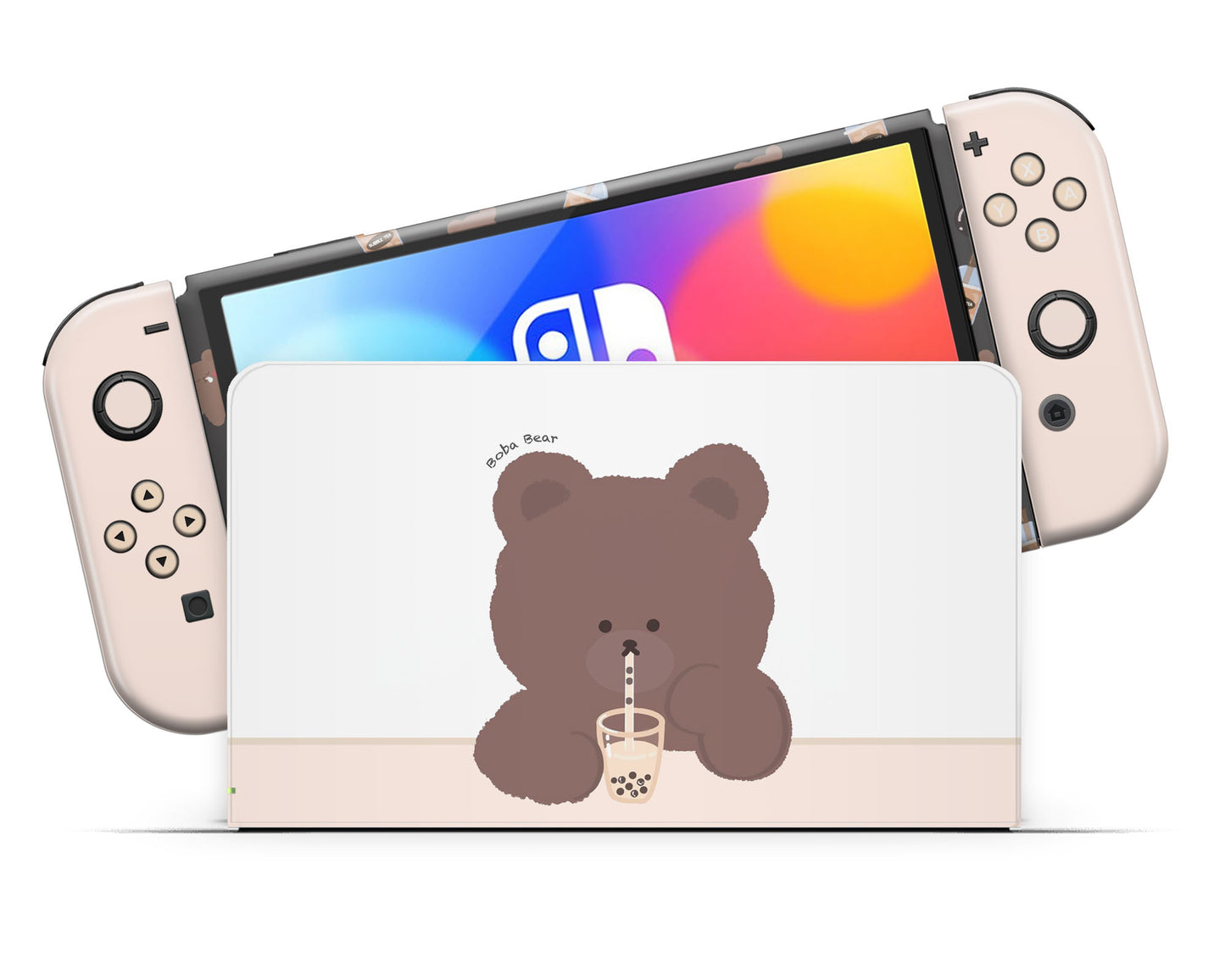 Boba Bear Nintendo Switch OLED Skin