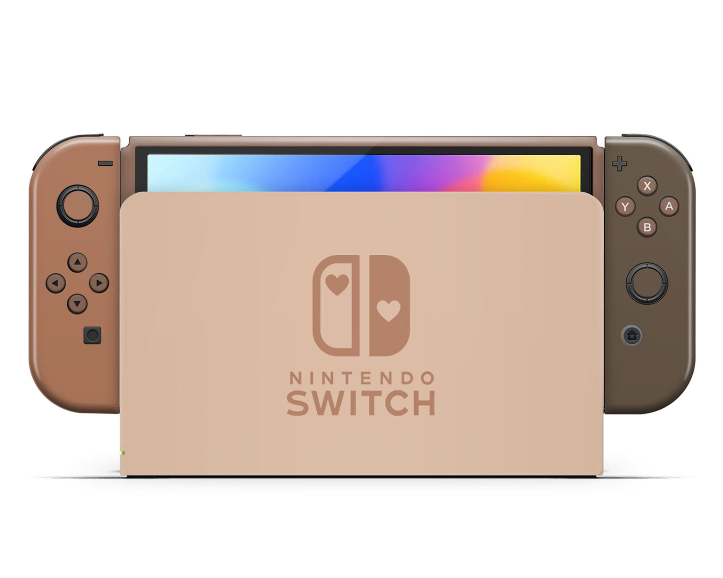 Caramel Mocha Nintendo Switch OLED Skin
